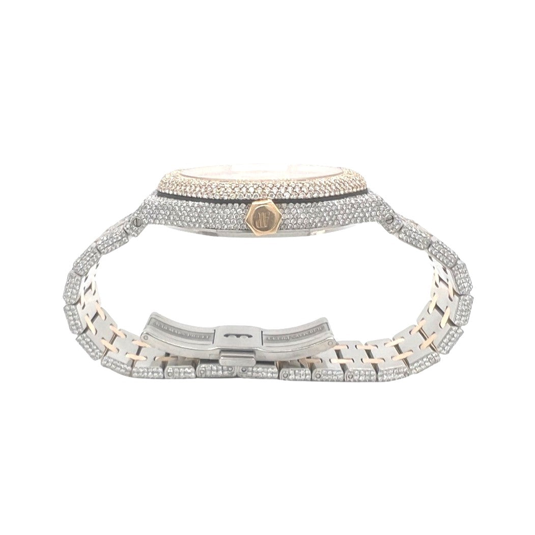 Audemars Piguet Royal Oak 18K/ Steel Two-Tone 41MM VS Diamond Watch 21.32 CT