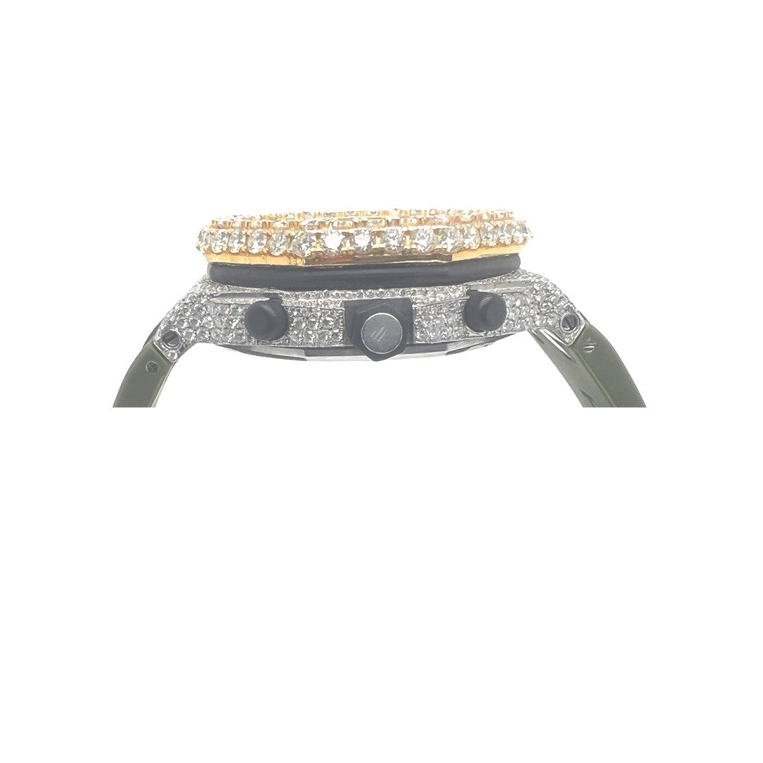 Mens Audemars Piguet Royal Oak Offshore 42MM VS Diamond Watch 21.5 CT