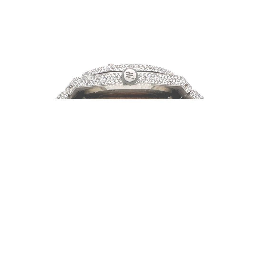 Mens Audemars Piguet Royal Oak 41MM VS Diamond Watch 17.46 CT