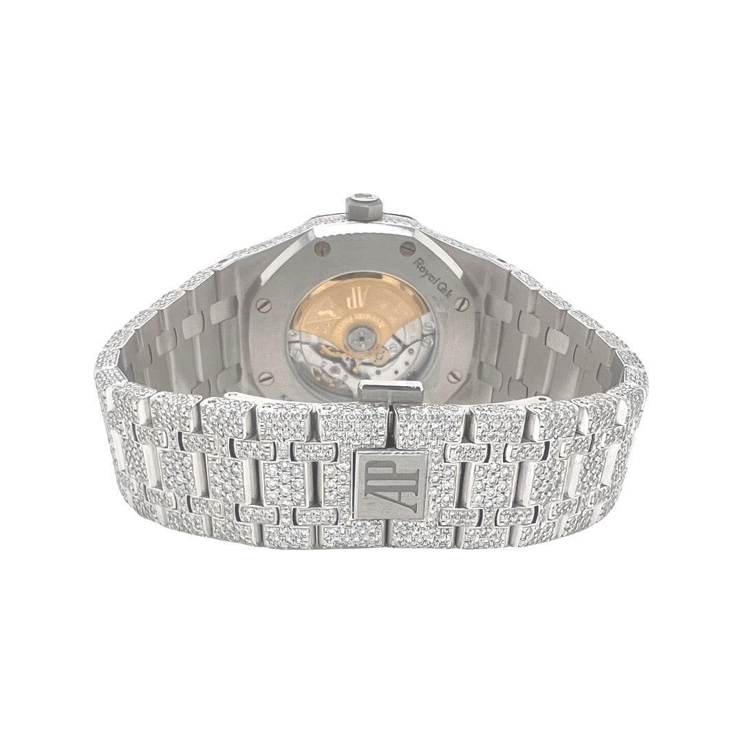 Mens Audemars Piguet Royal Oak 41MM VS Diamond Watch 17.46 CT