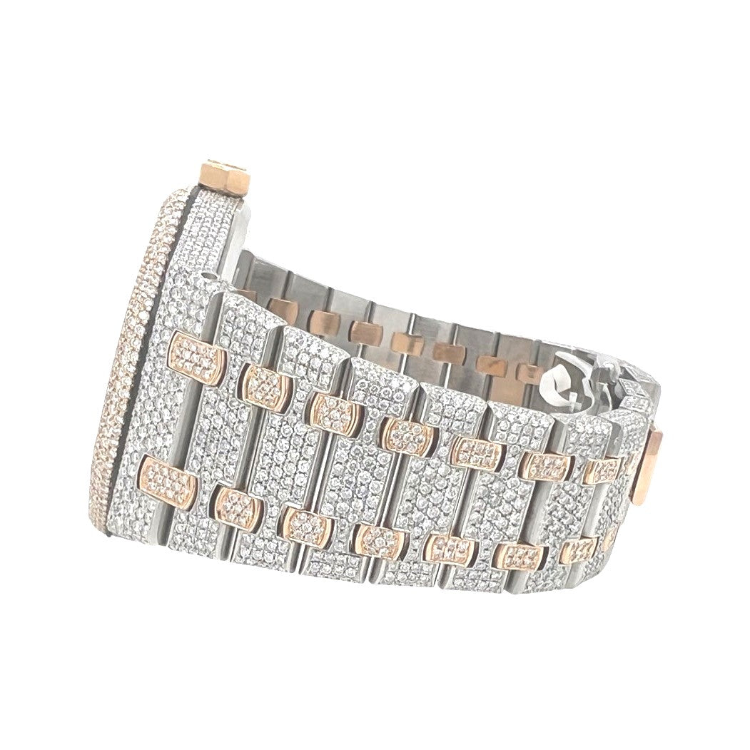 Audemars Piguet Royal Oak 18K/ Steel Two-Tone 41MM VS Diamond Watch 21.32 CT