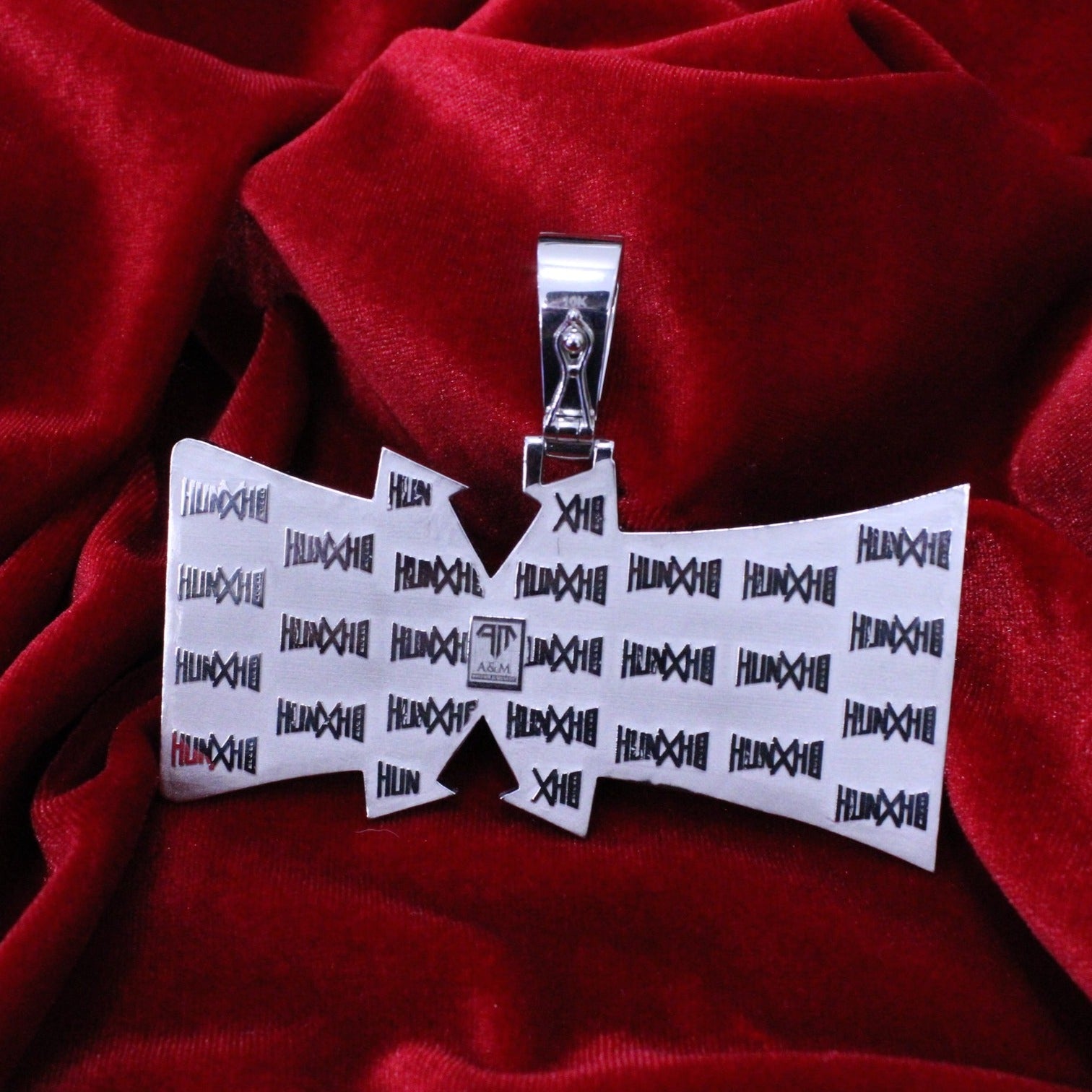 Custom White Gold "HUNXCHO" Pendant