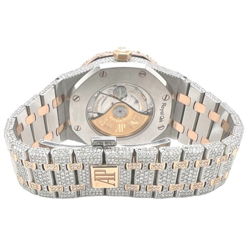 Audemars Piguet Royal Oak 18K/ Steel Two-Tone 41MM VS Diamond Watch 25,56 CT