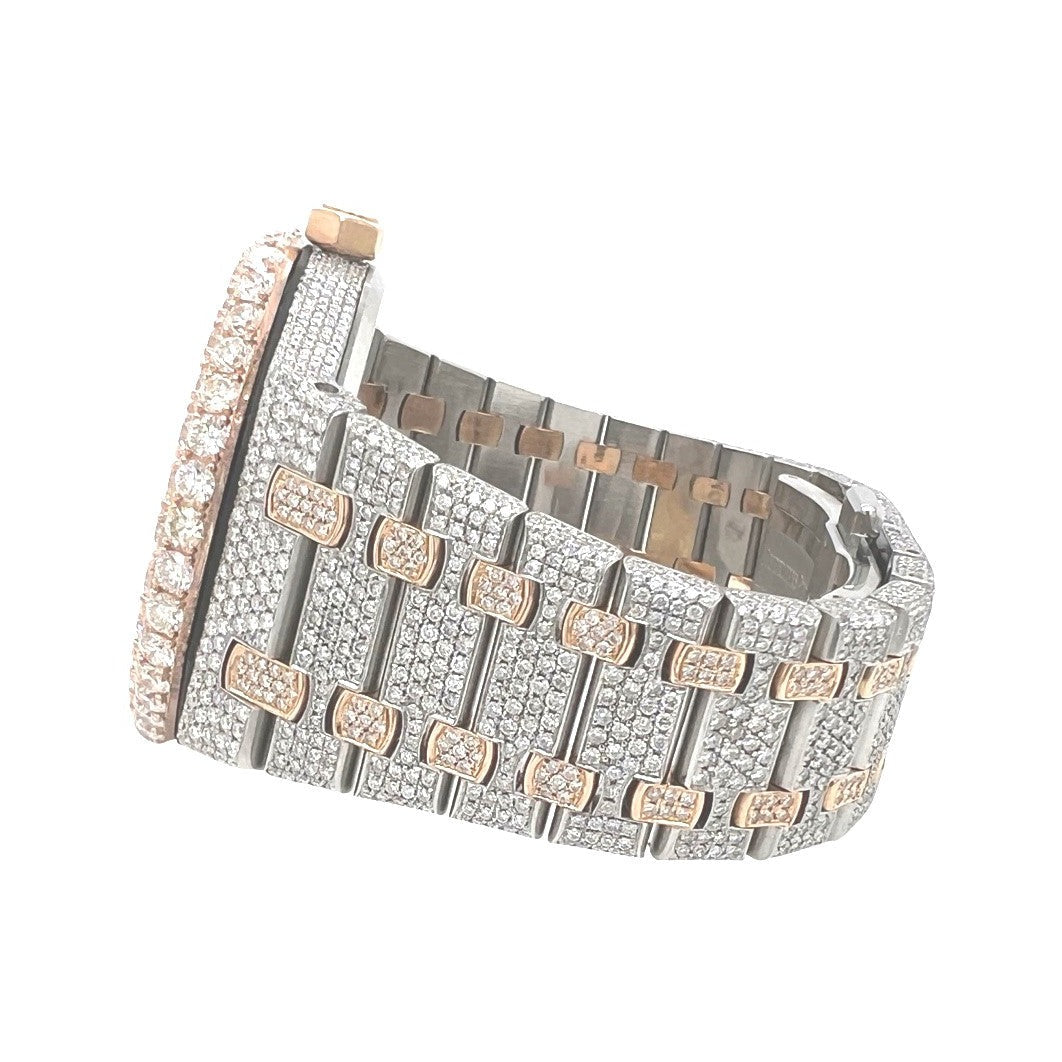 Audemars Piguet Royal Oak 18K/ Steel Two-Tone 41MM VS Diamond Watch 25,56 CT