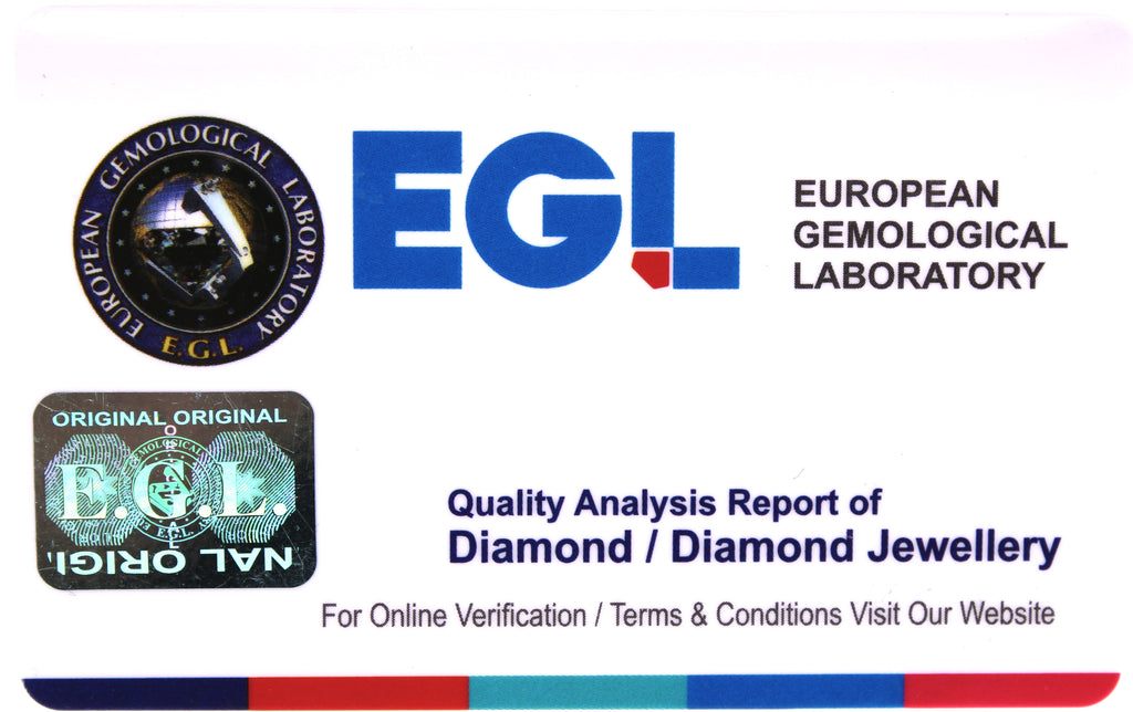 10K Rose Gold EGL Certified Flower Studs Diamond Earrings 0.50CT 8.50MM