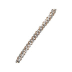 10K Two-Tone Gold 8MM Miami Cuban Pave Diamond Bracelet 4.69 CT 8.5"