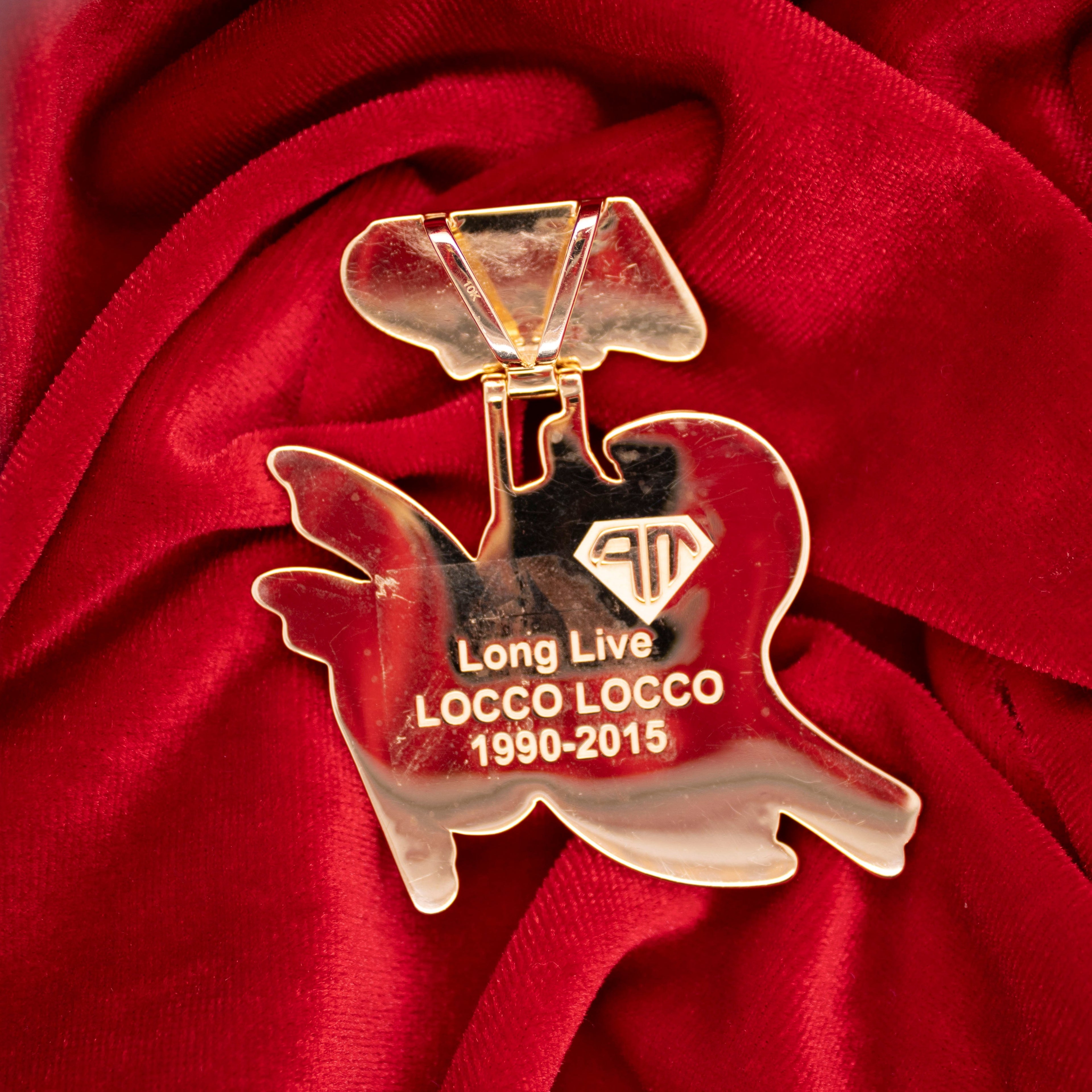 Custom Two Tone Gold "SBG" Pendant