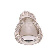 Load image into Gallery viewer, 10K White Yellow Gold 32MM 3D Money Bag Ring 9.51CT
