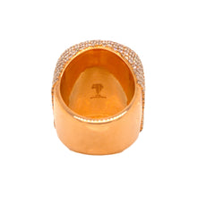 Load image into Gallery viewer, 10K Rose Gold 3D Skull Ring 8.10 CT 1.28&quot;
