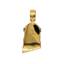 Load image into Gallery viewer, 10K Yellow Gold Jesus Head Diamond Pendant 1.83 CT 2.23&quot;
