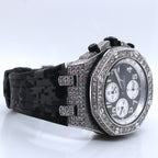 Mens Audemars Piguet Royal Oak Offshore Chronograph 42MM VS Diamond Watch 8.45CT