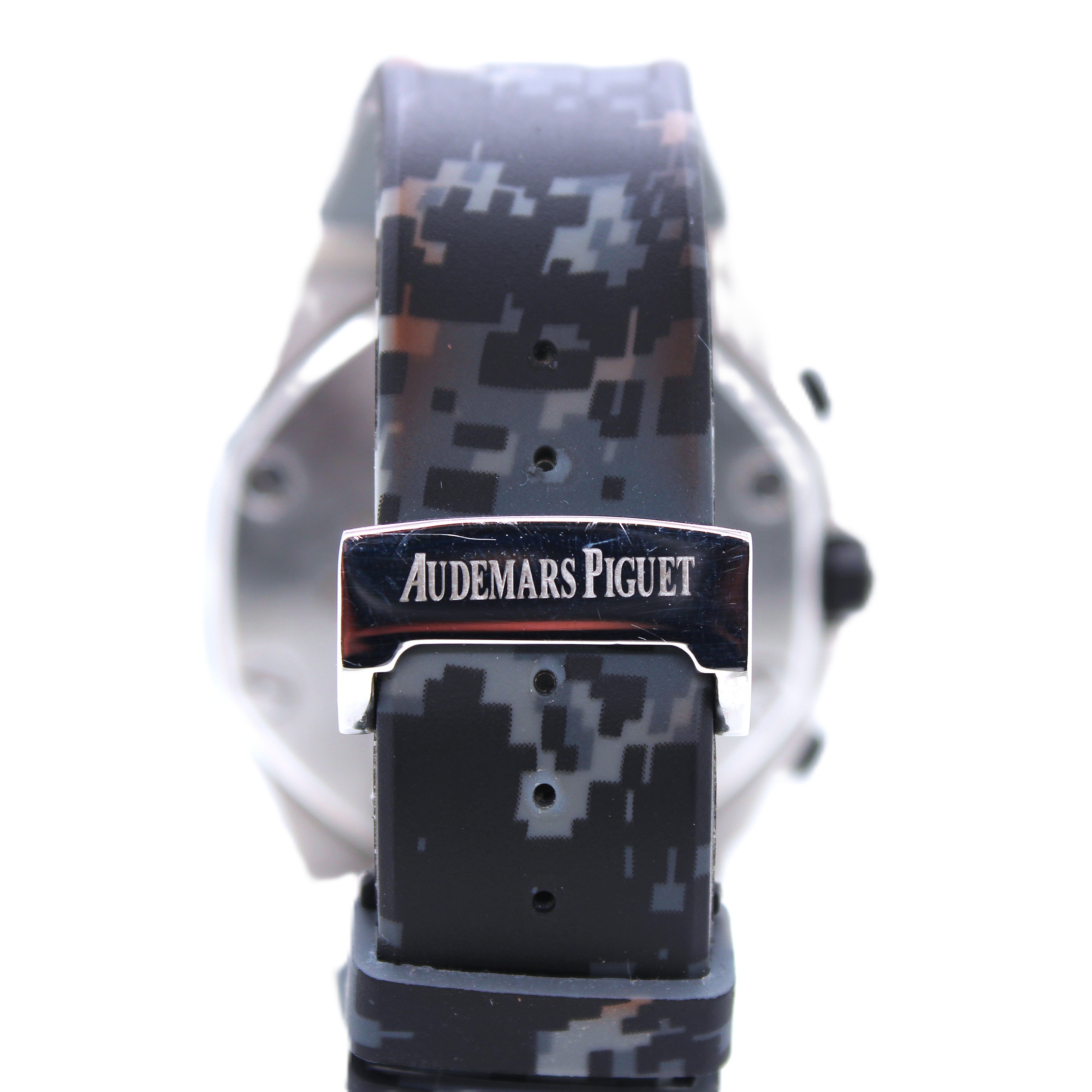 Mens Audemars Piguet Royal Oak Offshore Chronograph 42MM VS Diamond Watch 8.45CT
