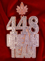 Custom White Gold "448 Dream Team" Pendant