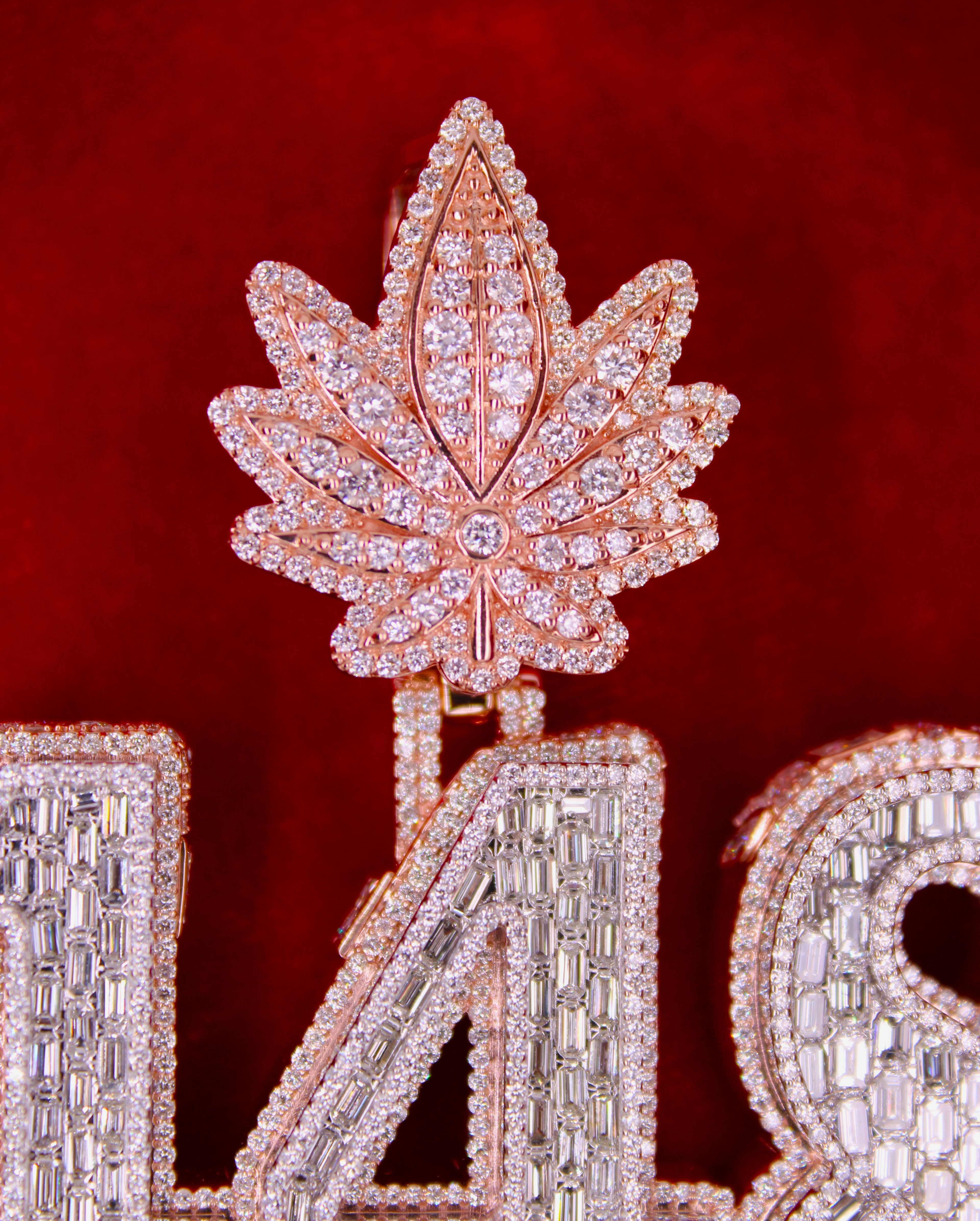 Custom White Gold "448 Dream Team" Pendant