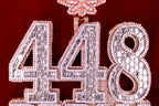 Custom White Gold "448 Dream Team" Pendant