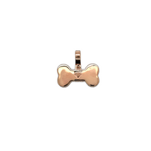 Load image into Gallery viewer, 10K Rose Gold Dog Bone Diamond Pendant 1.69 CT 0.85&quot;
