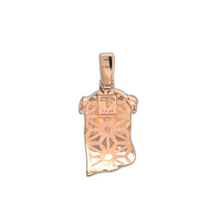 Load image into Gallery viewer, 10K Rose Gold Jesus Head Diamond Pendant 1.36 CT 1.71&quot;
