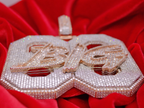 Custom Two Tone Gold "BIG-60" Pendant