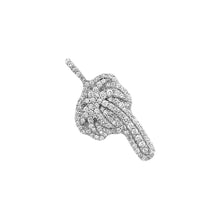 Load image into Gallery viewer, 10K White Gold Palm Tree Diamond Pendant 1.0 CT 1.26&quot;
