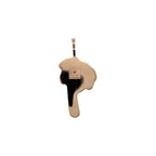 10K Two-Tone Gold Palm Tree Diamond Pendant 0.96 CT 1.26"