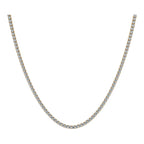 14K Yellow Gold 15 Pointer Solitaire Tennis Diamond Chain 16-26"