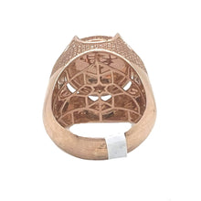 Load image into Gallery viewer, Mens 10K Rose Gold Round Pinky Pave Diamond Ring 1.81 CT
