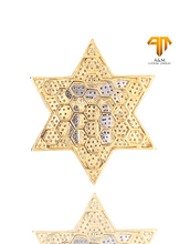 Load image into Gallery viewer, 14KT Gold Diamond Star-Pie Pendant
