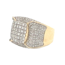 Load image into Gallery viewer, Mens 14K Yellow Gold Claw Shape Pinky Diamond Ring 2.5 CT
