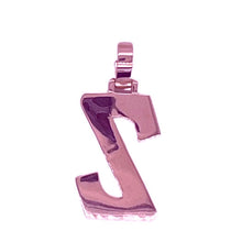 Load image into Gallery viewer, 10K Rose White Gold 3D Letter Z Initial Diamond Pendant 1.49 CT 1.5&quot;
