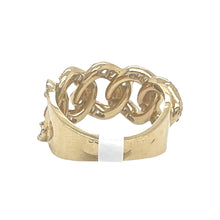 Load image into Gallery viewer, Mens Yellow Gold Miami Cuban Baguette Diamond Band Ring 1.33 CT
