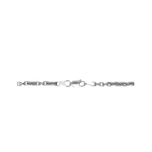 Load image into Gallery viewer, Solid Italian 10K White Gold Designer Link Chain 3.25MM 18-28 Inches
