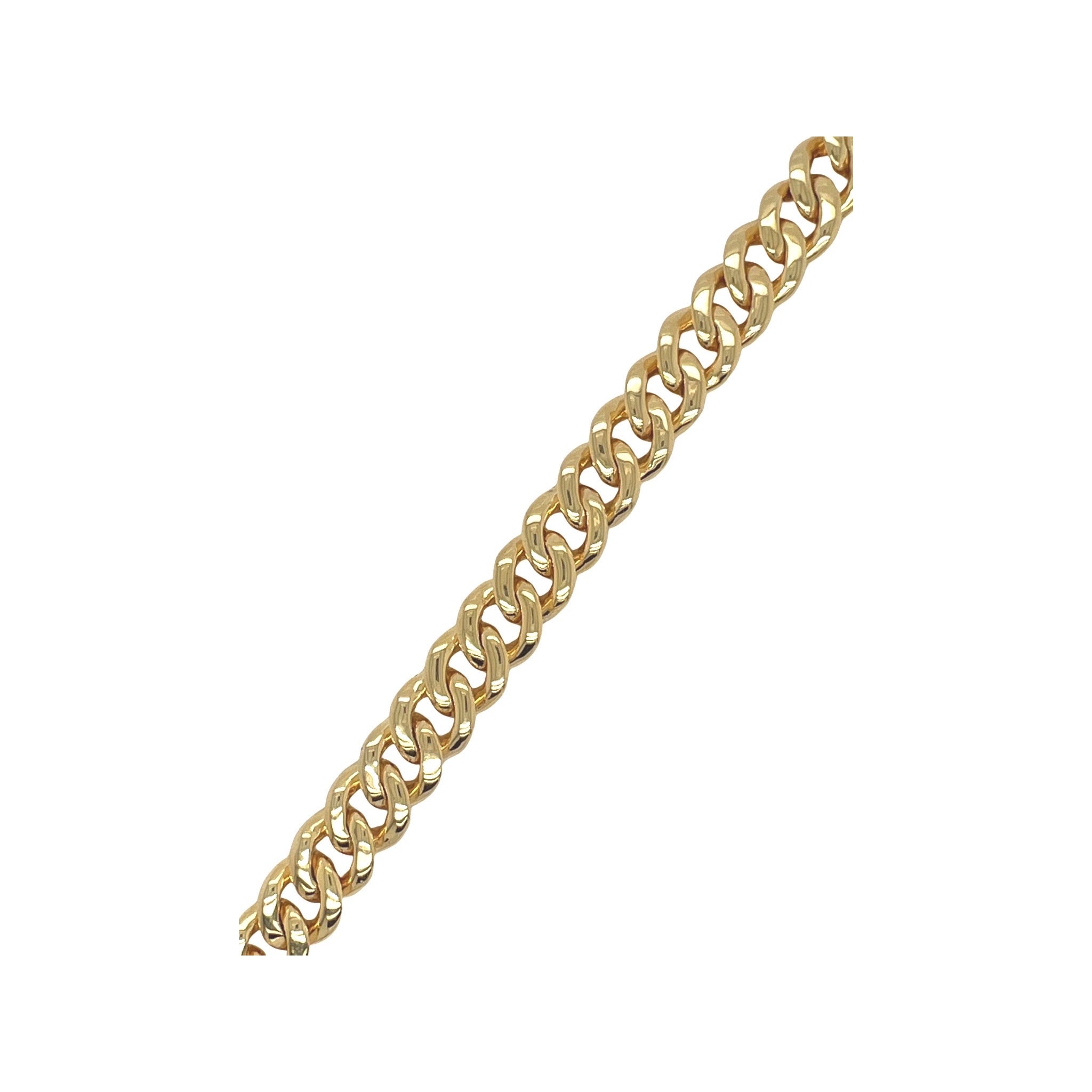 10K Yellow Gold 11MM Miami Cuban Honeycomb Diamond Bracelet 6.17 CT 8"