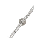 10K White Gold 10MM Miami Cuban Pave Diamond Bracelet 5.44 CT 9"