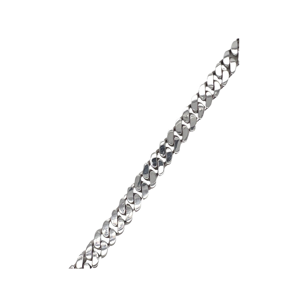 10K White Gold 10MM Miami Cuban Pave Diamond Bracelet 5.44 CT 9"