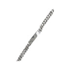 10K White Gold 8.25MM Miami Cuban ID Pave Diamond Bracelet 2.8 CT 7"