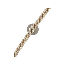 Load image into Gallery viewer, 10K Yellow Gold 10MM Prong Set Miami Cuban Diamond Bracelet 7.0 CT 8&quot;
