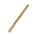 10K Yellow Gold 10MM Prong Set Miami Cuban Diamond Bracelet 7.0 CT 8"