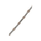 14K Two-Tone Gold 9MM Tennis Baguette Diamond Bracelet 5.88 CT 8.5"