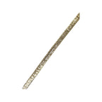 14K Yellow Gold 6.5MM Tennis Baguette Diamond Bracelet 10.0 CT 8"