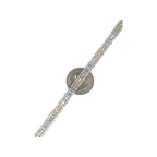 10K Two-Tone Gold 6.5MM Tennis Baguette Diamond Bracelet 5.37 CT 8"