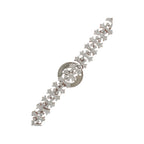 10K Rose Gold 15MM Designer Chrom Heart Cross Diamond Bracelet 5.81 CT 8.25"