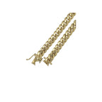 Solid 10K Yellow Gold 7MM Miami Cuban Bracelet 9"