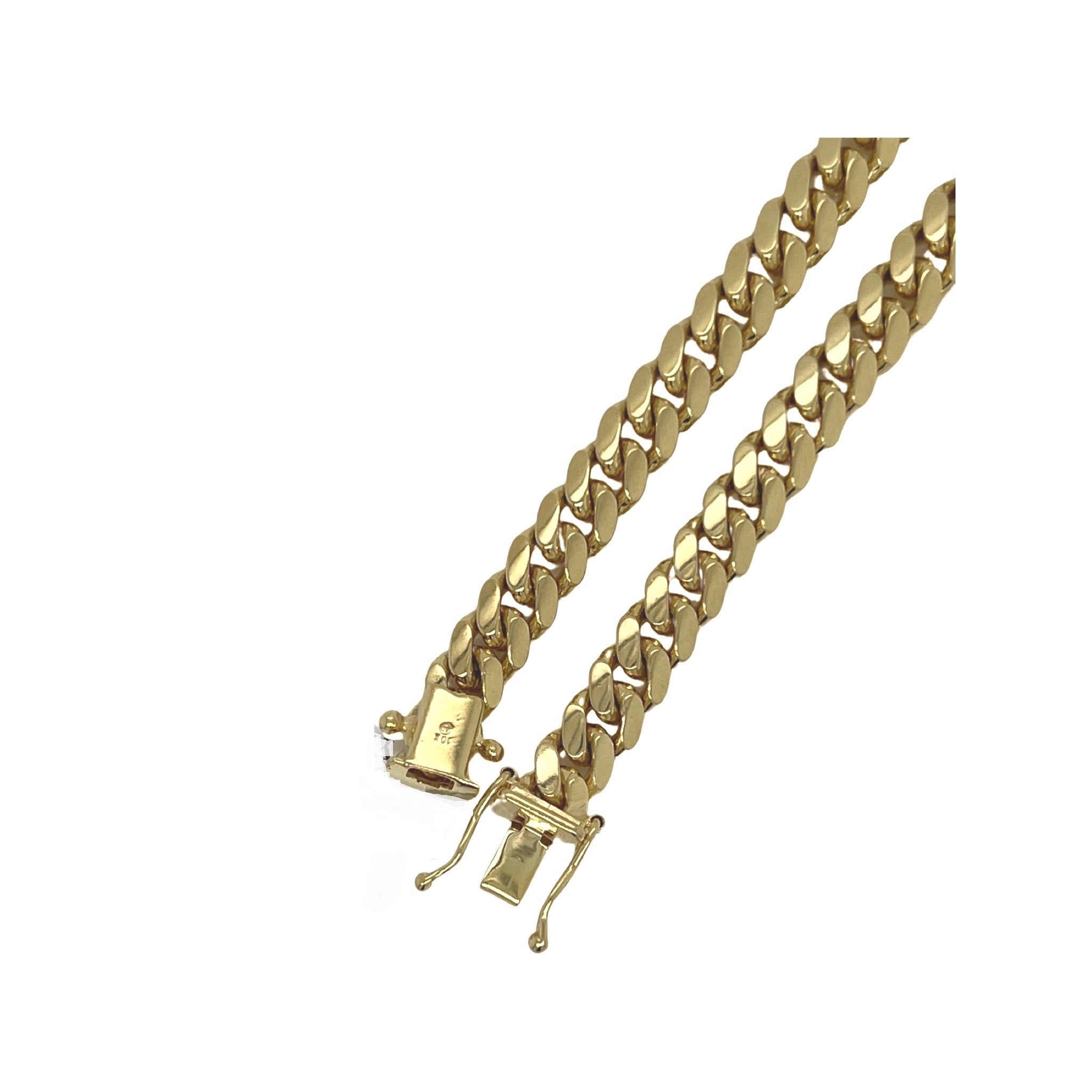 Solid 10K Yellow Gold 6MM Miami Cuban Bracelet 9"