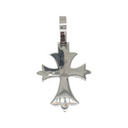 10K White Gold Designer VS Diamond Cross Pendant 5.5 CT 2.75"