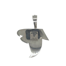 Load image into Gallery viewer, Custom 10K White Gold Atlanta Falcons Logo Diamond Pendant 1.9 CT 2&quot;
