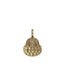 Load image into Gallery viewer, 10K Yellow Gold Matte Finish Laughing Buddha Diamond Pendant 0.83 CT 1.4&quot;
