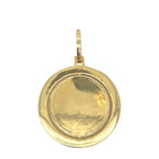 10K Yellow Gold Swivel Memory Frame VS Diamond Pendant 2.25 CT 2.25"