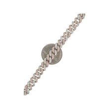 Load image into Gallery viewer, 10K Two-Tone Gold 8MM Miami Cuban Pave Diamond Chain 11.5 CT - 22&quot;
