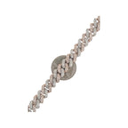 10K Two-Tone Gold 10MM Miami Cuban Pave Diamond Bracelet 6.06 CT 8.5"