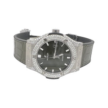 Load image into Gallery viewer, Mens Hublot Classic Fusion Titanium Green Dial 42MM Diamond Watch 6.5 CT
